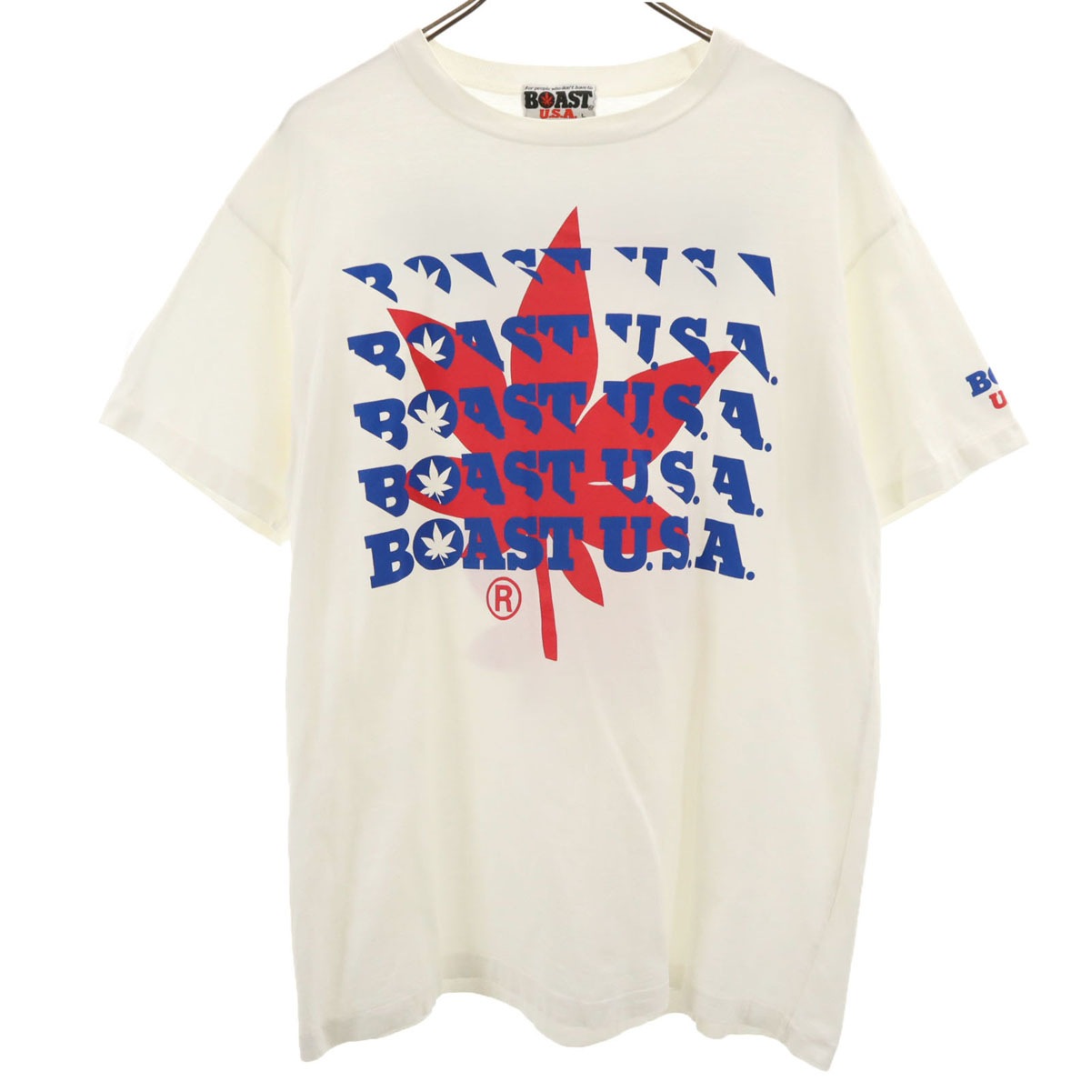 BOAST USA 80s 90s オールド 半袖 Tシャツ L 白 メンズ 古着 5,377円