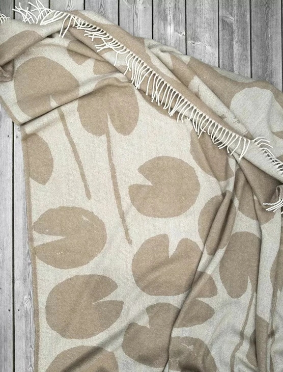 FINE LITTLE DAY WATER LILIES WOOL BLANKET, 20,020円