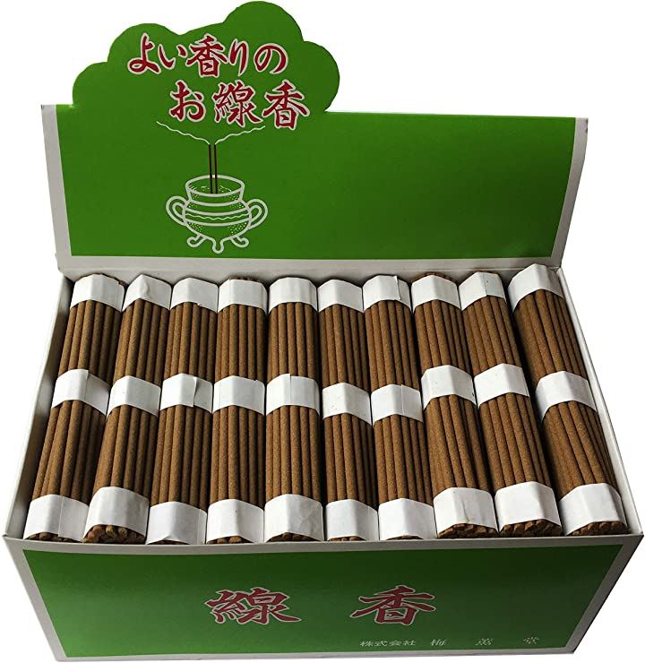 護摩線香1Px50束 / 無着色 日本製 国産 淡路島 ばいくんどう お線香 御香 実用 墓参