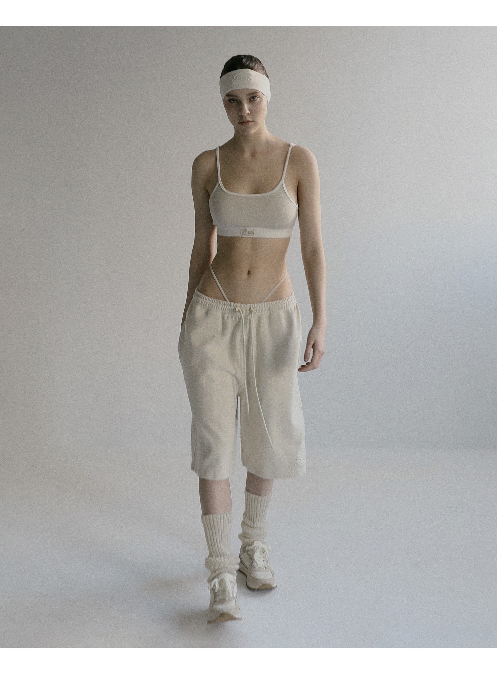 【BADBLOOD】 BEYOND SOFT BERMUDA PANTS : CREAM