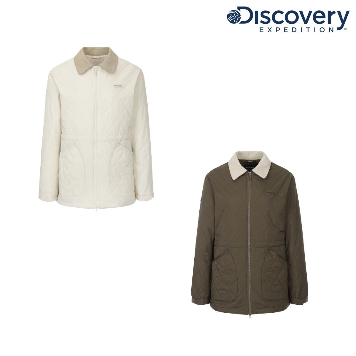 女性カラー型キルティングミッドパディングジャケット DWPD4E061