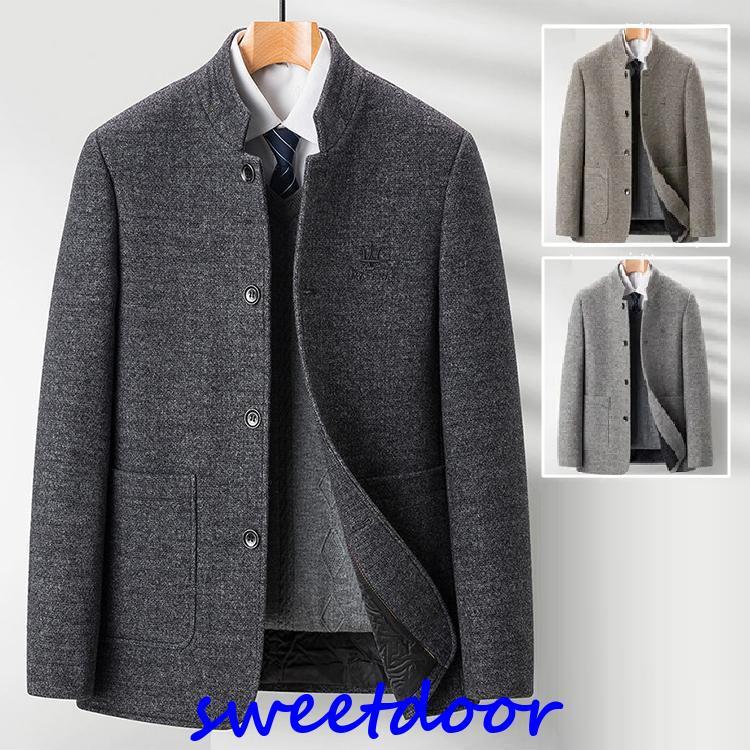 ピーコート　Pコート メンズコート　秋冬　ラシャコート　ショートコート　男性　　アウター　コート　通勤　カジュアル　20代 30代 40代 10,881円