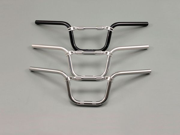 バーハンドル アルミ ライドバー セミアップＴype シルバー モンキー系用 D65665