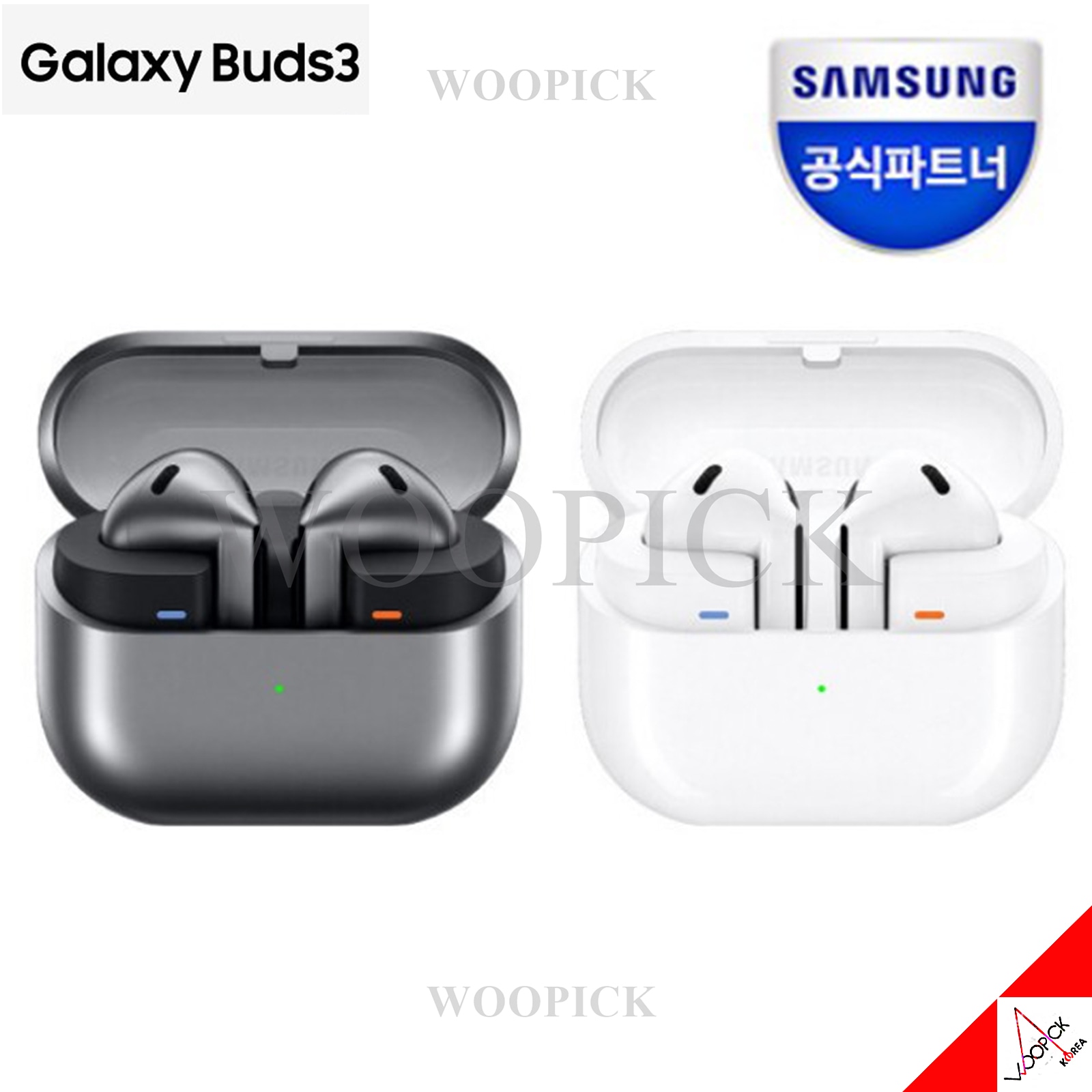 Galaxy Buds3 SM-R530 ワイヤレスBluetoothイヤホンANCキャナル & Galaxy AI -2種 色/シルバー,ホワイト/新品/2024