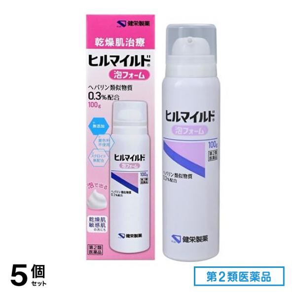 第２類医薬品 ヒルマイルド泡フォーム 100g 5個セット
