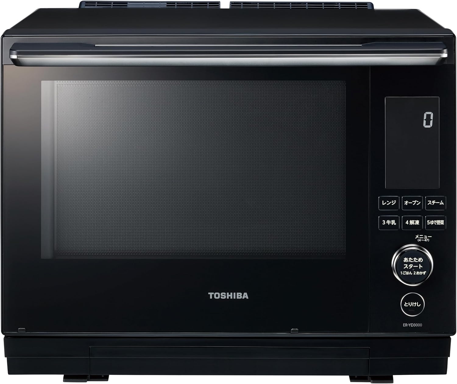 東芝 TOSHIBA オーブンレンジ 電子レンジ フラットテーブル microwave 簡単操作 石窯ドーム 30L ER-YD3000 K 41,769円