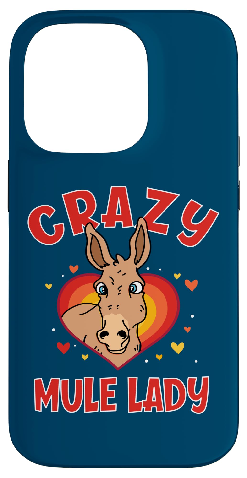 クレイジー・ミュール・レディ・ファニー・ミュール・ラバー スマホケース iPhone 14 Pro 用