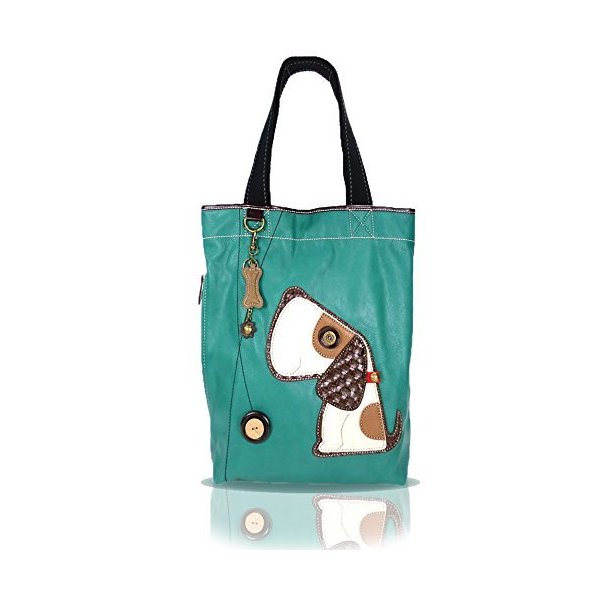 Chala Handbag Everyday Tote (Toffy Dog/Dark Turquoise) 並行輸入品