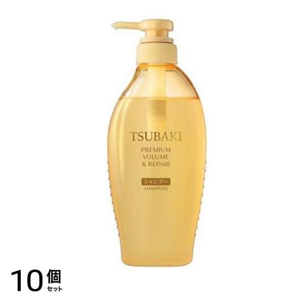 ツバキ(TSUBAKI) プレミアム ボリューム&リペア シャンプー 450mL (本体) 10個セット