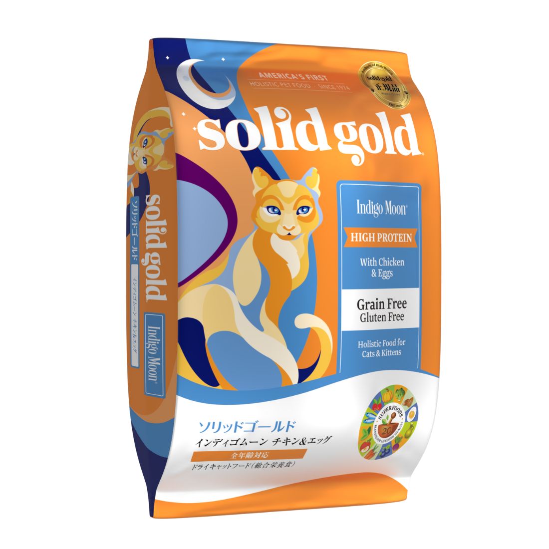 ソリッドゴールド キャット インディゴムーン チキン＆エッグ 6kg