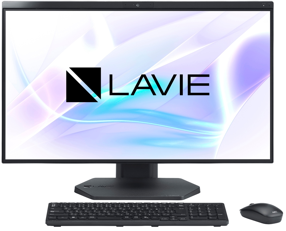 NECエヌイーシー 一体型デスクトップパソコン LAVIE A27【Joshinオリジナル】(27型/Core i7 1355U/メモリ 16GB/SSD 1TB/DVD/Office)ファインブラ
