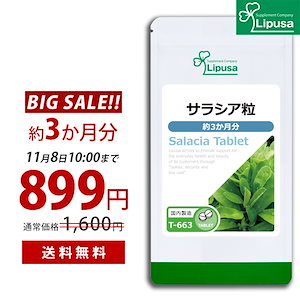 【BIG SALE】 サラシア粒 約3か月分 T-663 ダイエットサプリメント 健康食品 45g(125mg 360粒)