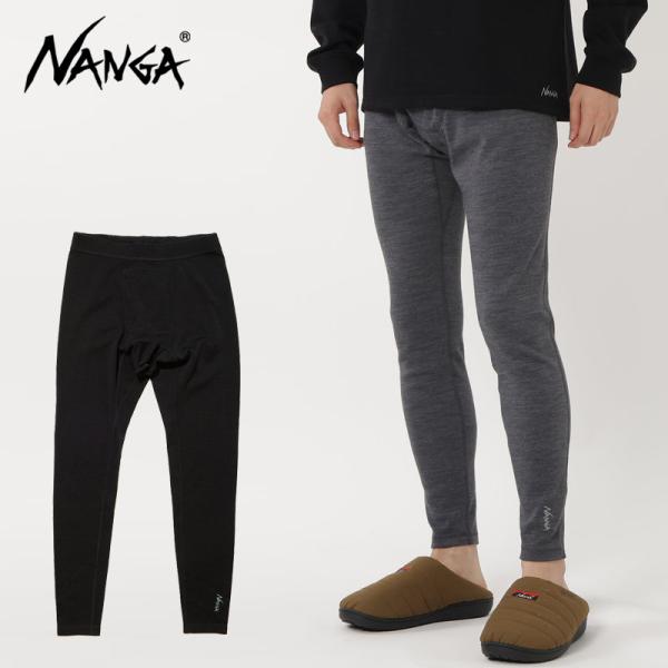 ナンガ MERINO WOOL BASE LAYER LEGGINGS　メリノウールベースレイヤーレギンス メンズ ボトムス スパッツ [AA]