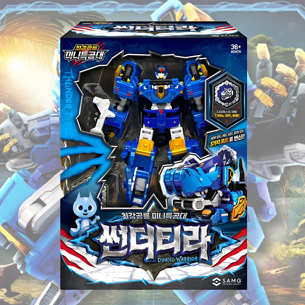 MINIFORCE ミニ特攻隊 サンダーティラ 恐竜 変身ロボット トランスフォーマー 韓国自動車