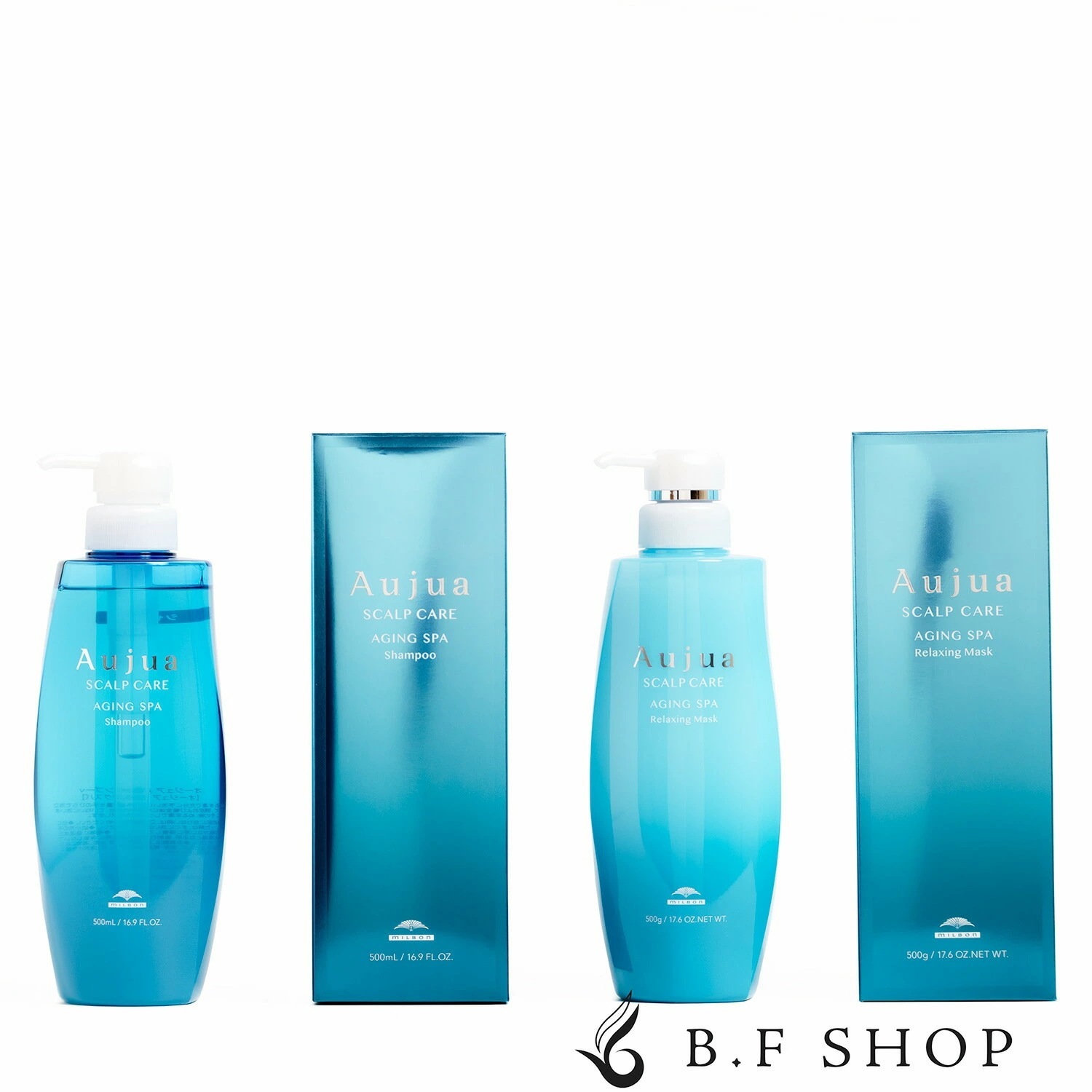 【セット品】ミルボン オージュア エイジングスパ シャンプー ＆リラクシングマスク 500ml LSC