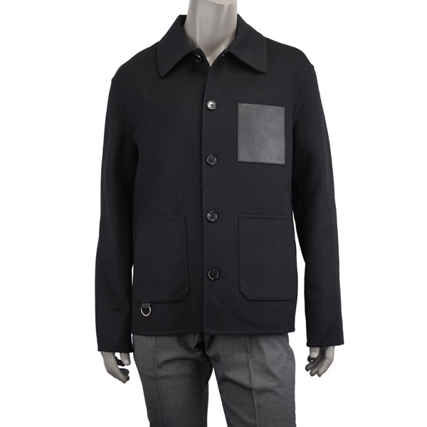 LOEWE ロエベ WORKWEAR JACKET/レザーパッチ ワークウェア ジャケット/H526Y02W93 1100