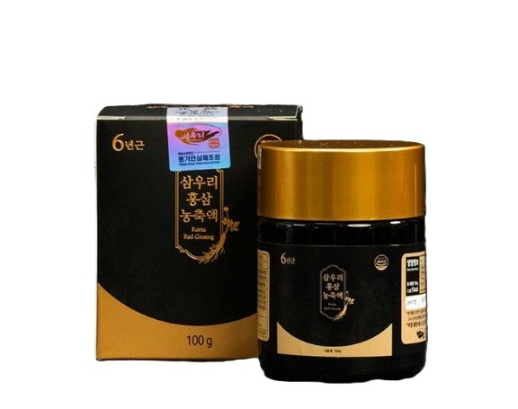 韓国 プンギ産 紅参濃縮エキス 黒ラベル, ティー シロップ 100g