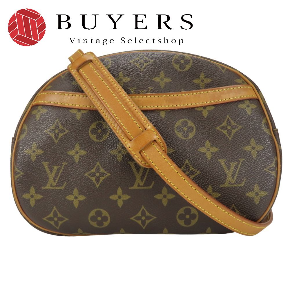 中古 ショルダーバッグ ブロワ M51221 モノグラム ヌメ革 ブラウン 斜め掛け 肩掛け レディース 女性