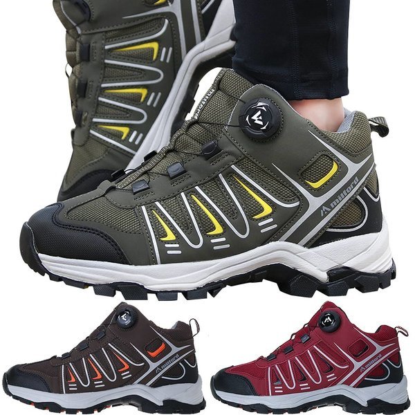 MD 306 メンズ レディース ダイヤル 登山靴 トレッキングシューズ スニーカー
