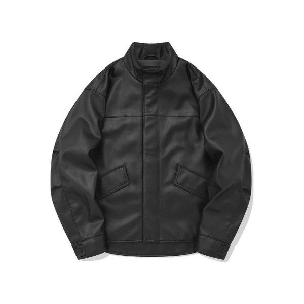 ジャケット CQK CO2301JK32-BK ビーガンレザーショート M-51 ジャンパー ブラック