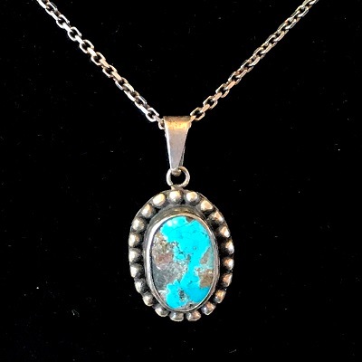 手作りシルバーターコイズストーン 6.3g