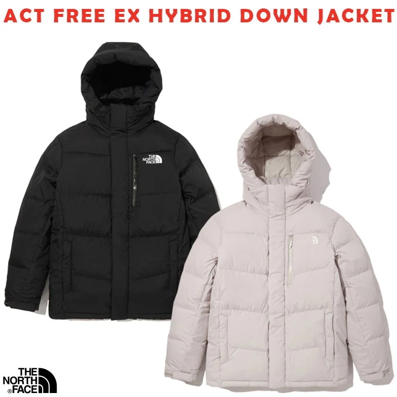 韓国正規品保証 関税負担なし NJ1DN79A ACT FREE EX HYBRID DOWN JACKETデイリー 基本 着装 男子 女子 人気 韓国 ファッション 男女共用 アウトドア