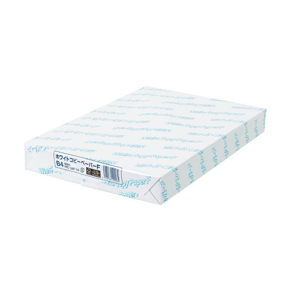 （まとめ）日本紙パルプ商事 ホワイトコピーペーパーF B4 PPCWCPFB4 1冊（500枚） 5セット