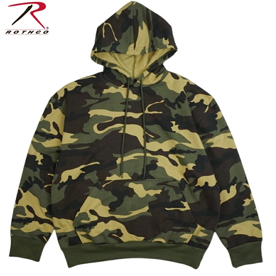 ロスコ ROTHCOメンズ パーカー プルオーバー フーディーPULLOVER HOODIE 6590-WCWOODLAND CAMO ウッドランドカモスウェッ
