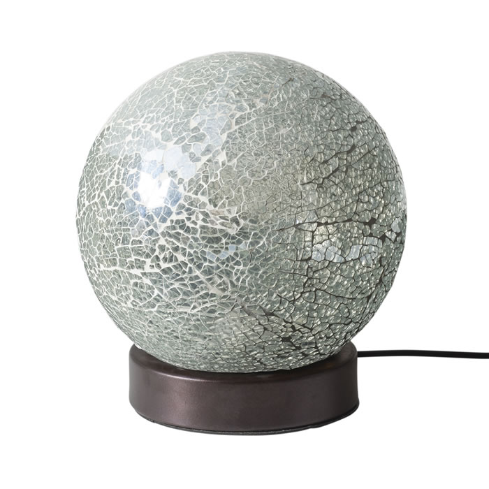 モザイクLEDランプ ボール型 ホワイト I-21484