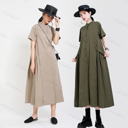 ワンピース 綿麻 リネン ロングワンピース 半袖 レディース 春 夏 ワンピ ロング丈 お洒落 大人 着痩せ きれいめ マキシ丈ワンピース 通勤 体型カバー 上品 ギフト 20代 30代 40代 黒