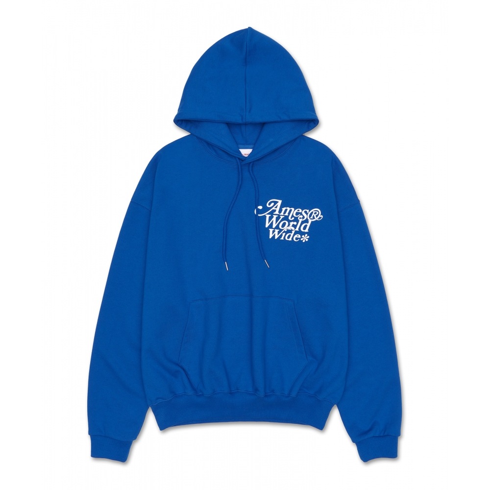 エイムズワールドワイドシグネチャーロゴパーカーブルー