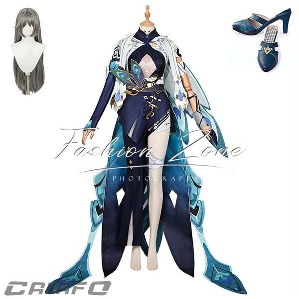 崩壊3rd 風 ヴィタ Vita コスプレ衣装 ウィッグ 靴 cosplay ハロウィン 演出服 変装