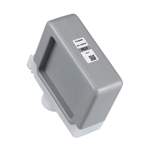 (まとめ）キヤノン インクタンクPFI-1100PGY フォトグレー 160ml 0857C001 1個(×3セット)