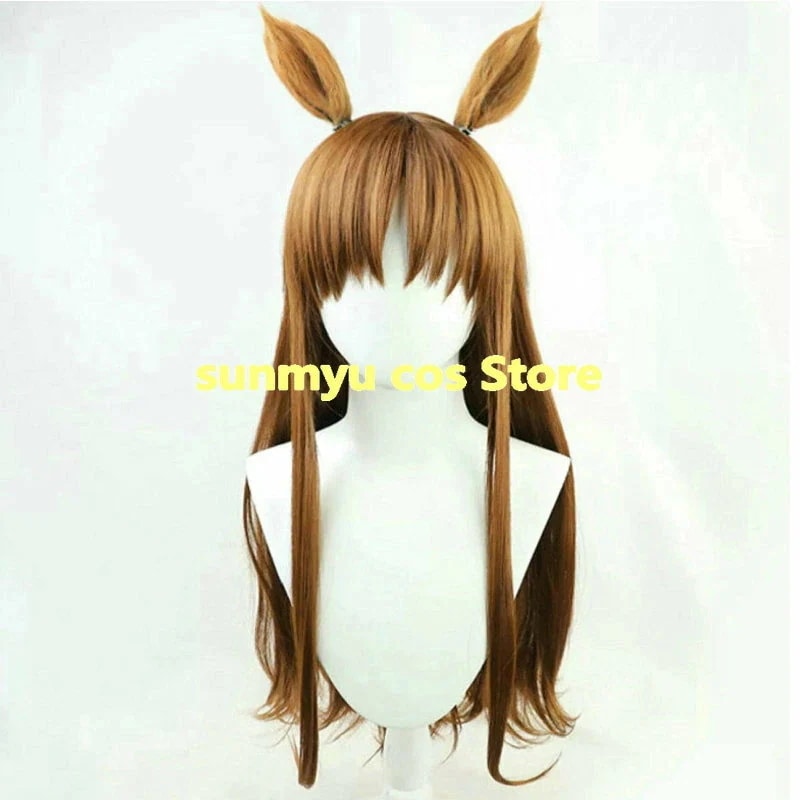 ウマ娘プリティーダービー グラスワンダー コスプレウィッグ 耳　頭道具　尻尾