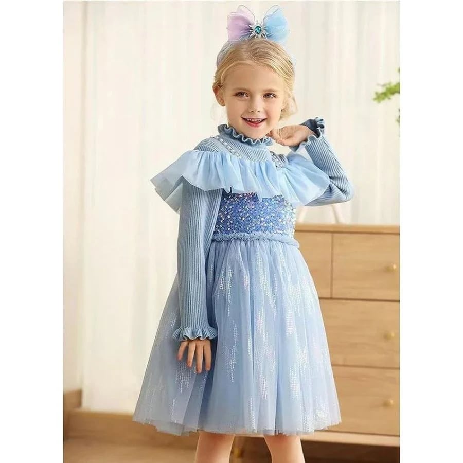 【制服標準装備】プリンセス ドレス ハロウィン 衣装 子供 ドレス 雪の女王 コスム 女の子 ワンピース 仮装 子供服 女の子 ドレス コスプレ 発表会 誕生日 プレゼント コス