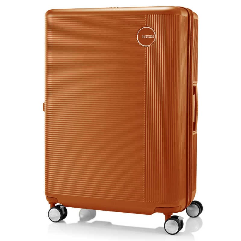 アメリカンツーリスター　拡張機能付きハードキャリー Lサイズ 100(113L) 宿泊目安：10泊以上 GEMINA PRO ジェミナプロ TSAロック搭載 オレンジラスト　UA4＊46003