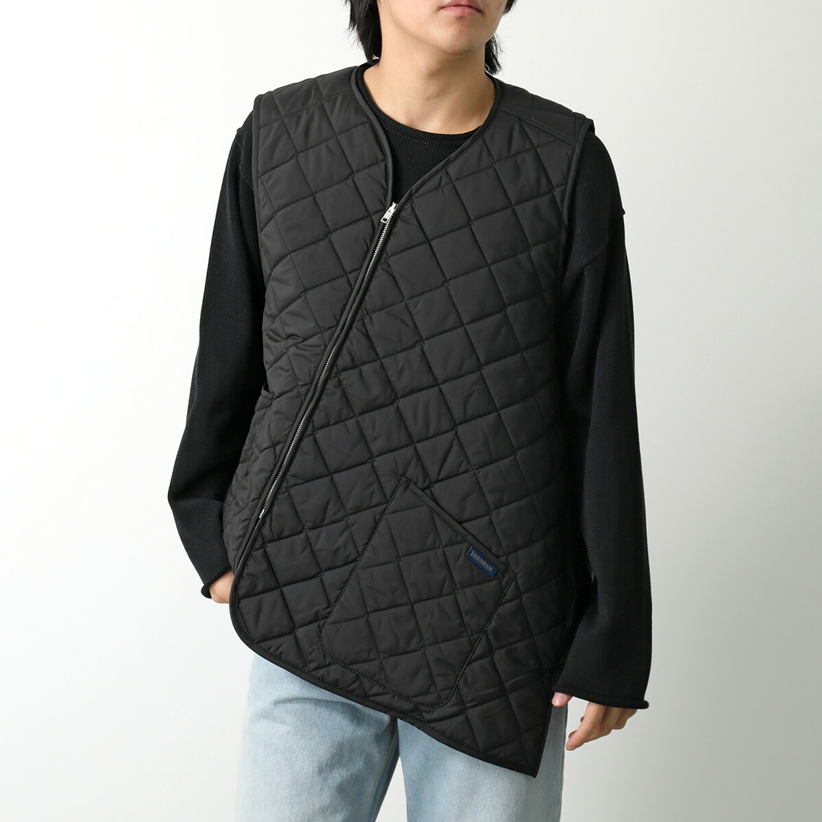 COMME des GARCONS SHIRTxLAVENHAM コムデギャルソンシャツ ベスト FN-V521-W24 メンズ レディース ダイヤモンドキルティング BLACK