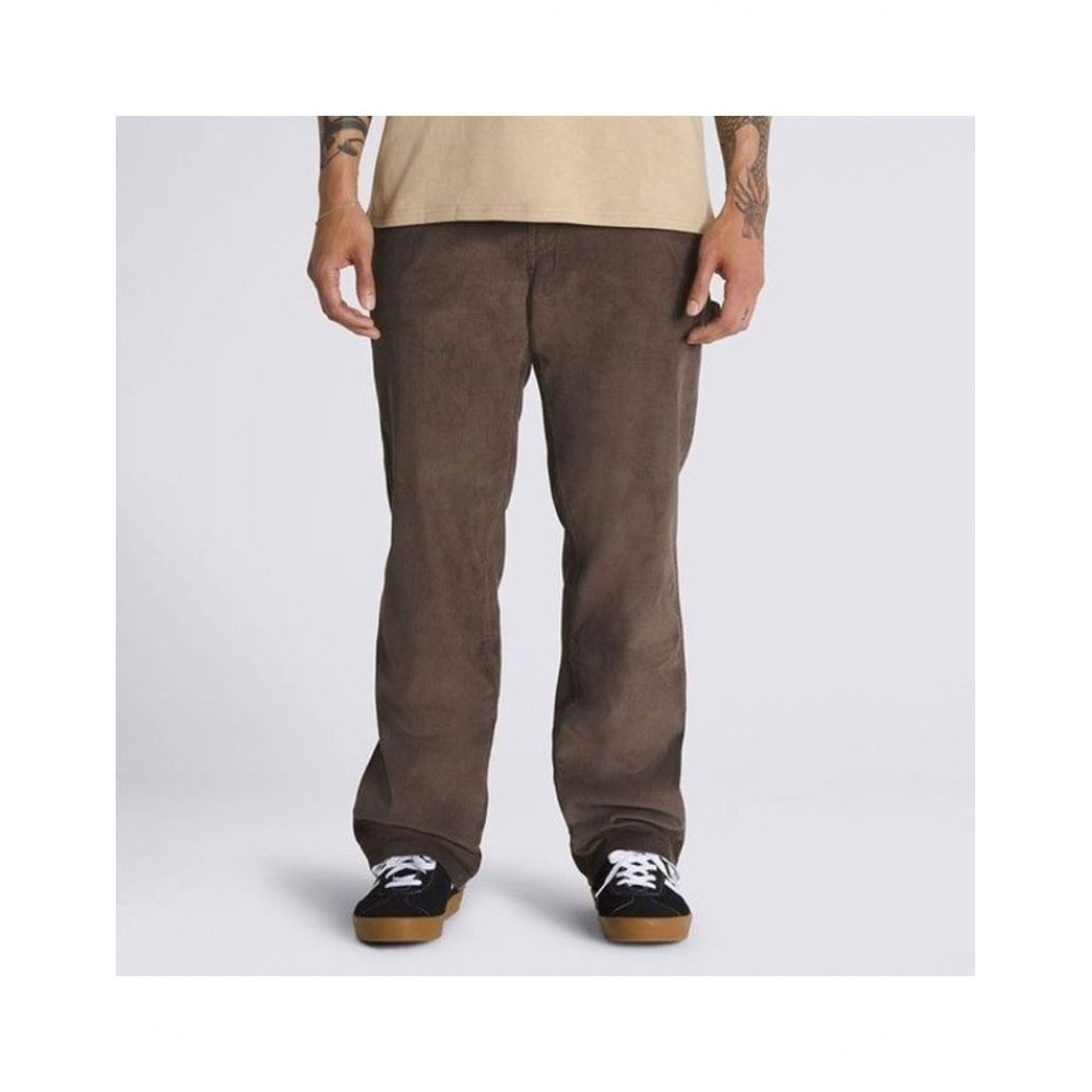 バーンズドリルチョアーカーペンターリラックスコードパンツダークブラウン VN000HAPD4C [タイムワールド]