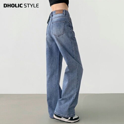 [メガ割りSALE]ハイウエストワイドデニムパンツ・p589946