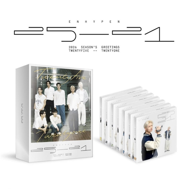 [2種セット] ENHYPEN 2026 SEASON’S GREETINGS + GGU GGU BOOK SET [25-21] シーグリ メンバー選択