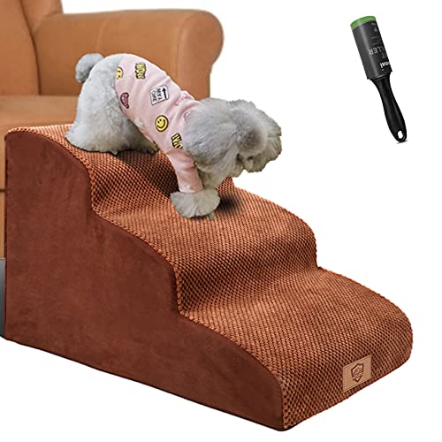 Masthome ペット用 ステップ 3段 踏み台 ドッグステップ ペット用品 怪我防止 滑り止め 洗えるカバー 取り外し可能 介護用 耐久 心