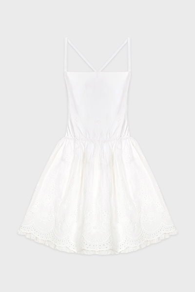 SINOON】 SCALLOP LACE LAYERED DRESS : ゆったりとした