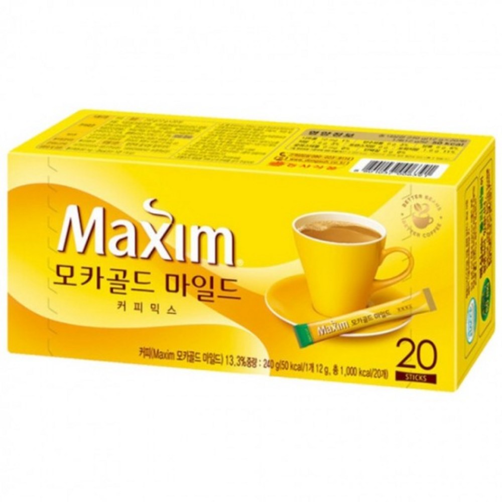 マキシム モカゴールド マイルド コーヒーミックス,12g×20個入り× 5個