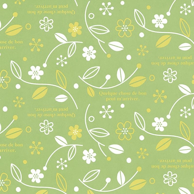 （まとめ買い）シモジマ HEIKO 包装紙 花柄 半才 エスペランス LG 50枚 750x528mm ラッピング用品 002410910 [x3セット]