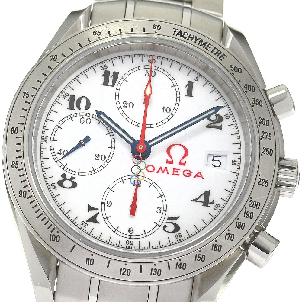 オメガ OMEGA 323.10.40.40.04.001 スピードマスター オリンピック クロノグラフ 自動巻き メンズ _828098【中古】