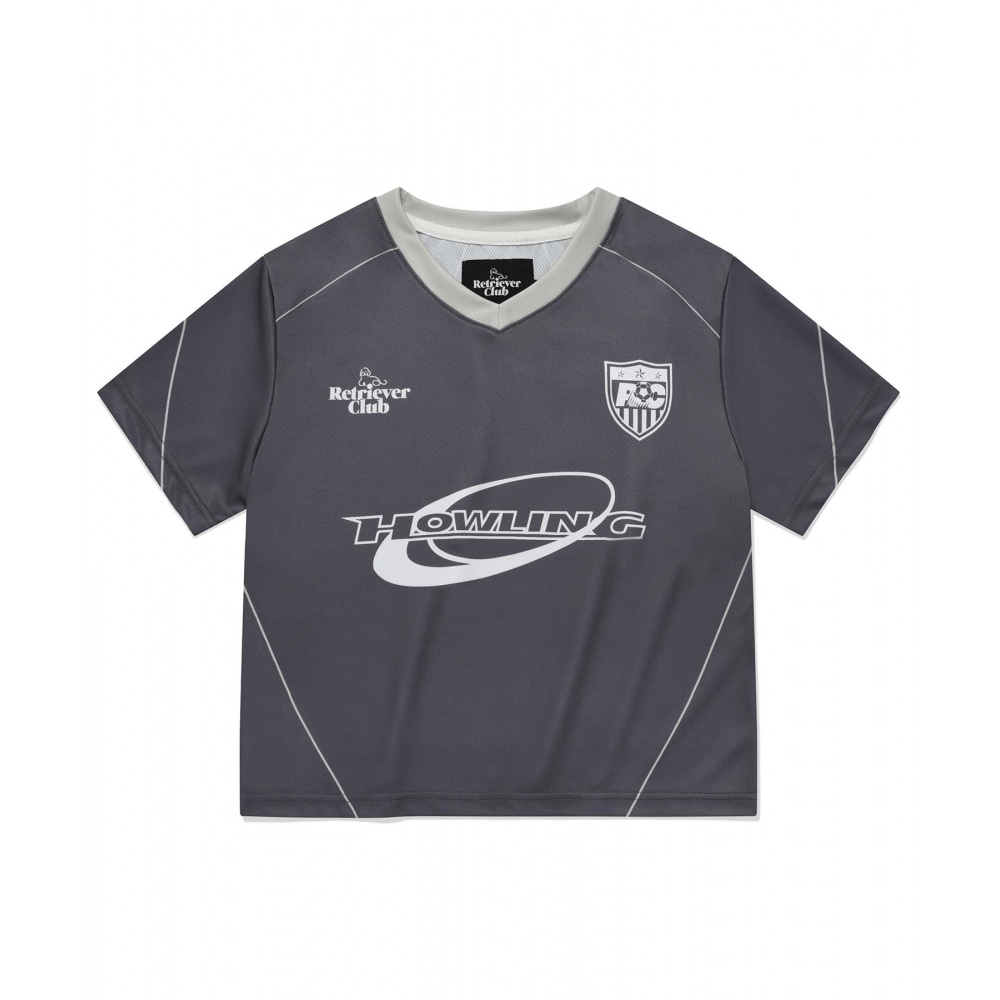 レトリーバークラブ ハウリングサッカークロップジャージ [グレー]