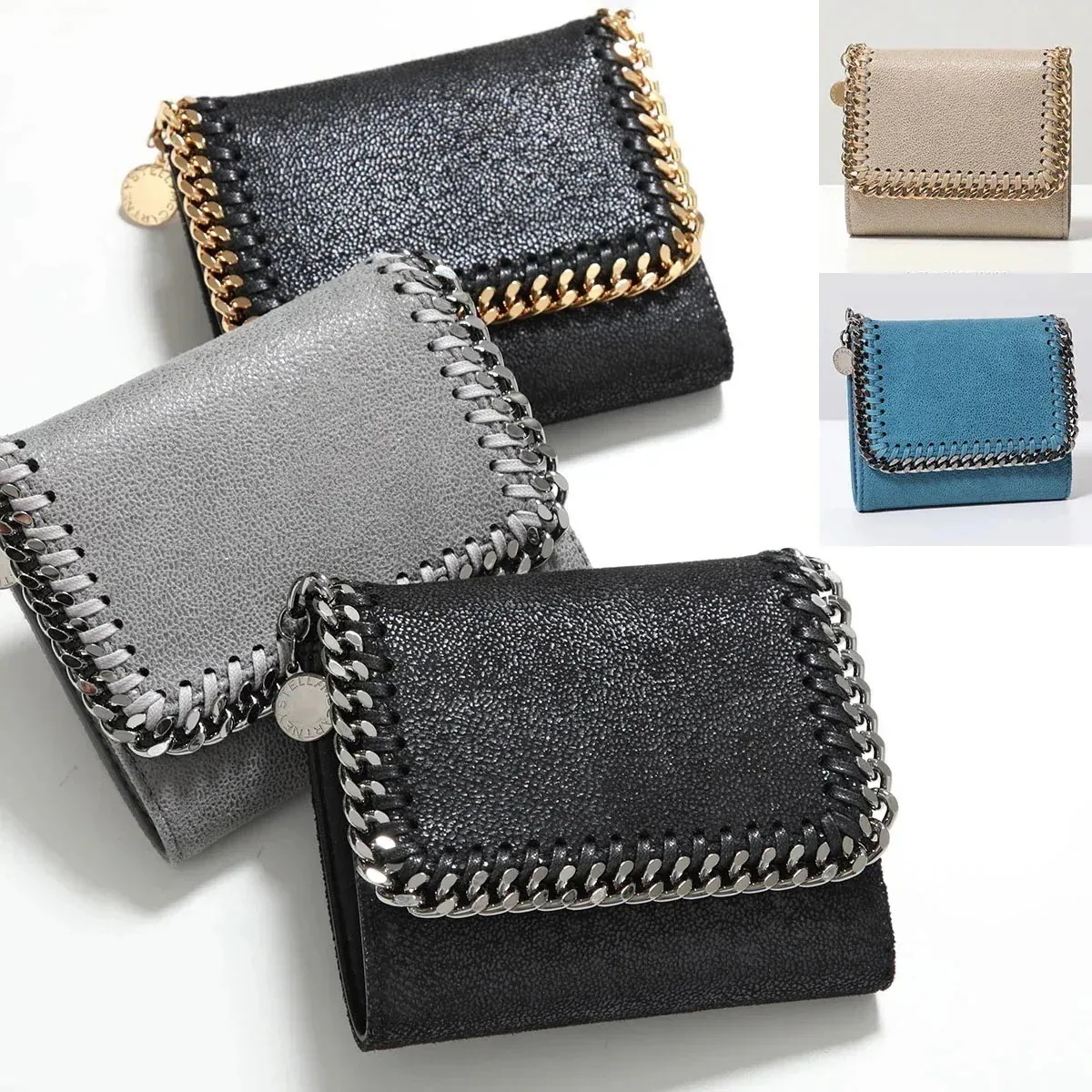 STELLA McCARTNEY ステラマッカートニー 三つ折り財布 Falabella ファラベラ 431000 W9132 W9355 WP0086 レディ