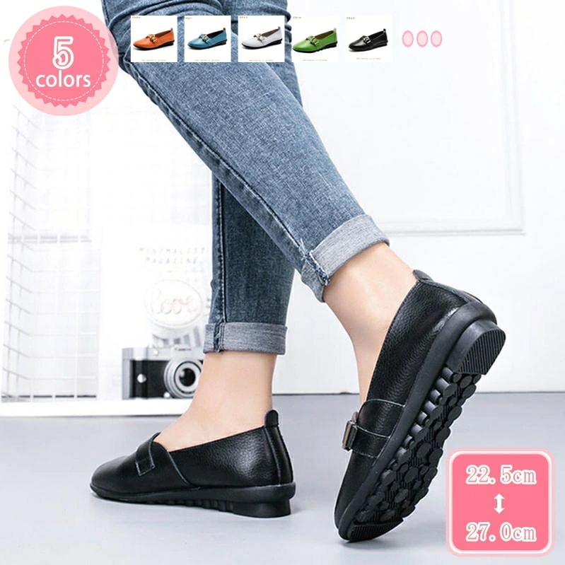 1000円OFFクーポン パンプス 痛くない 歩きやすい 走れる 楽ちん フラットパンプス ローヒール フラットシューズ ぺたんこ ローファー レディース ラウンドトゥ 通気 柔らかい オフィス 通勤