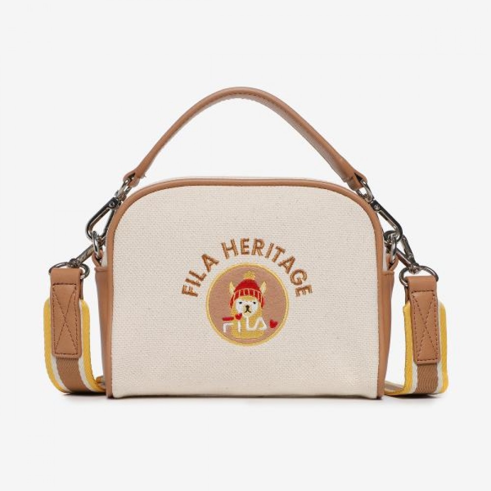 (フィラキッズ) アニマルキャンバスクロスバッグ (FK3BCE6331X_CRM)