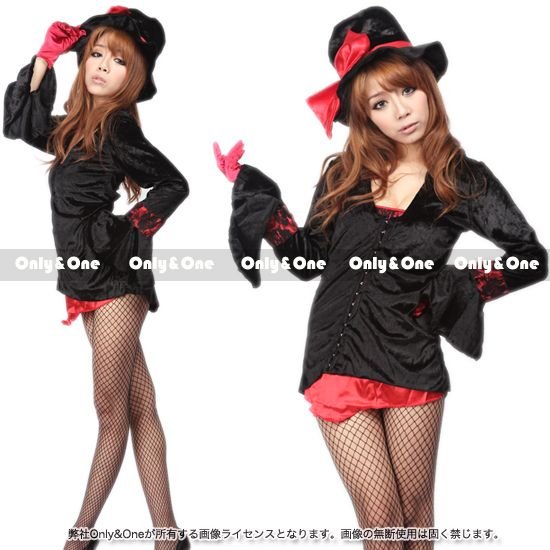 389ハロウィンコスチューム コスプレ衣装 バックロングワンピ パーティー 帽子付き(cetc)